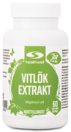 Miniatyrbild Healthwell Vitlk Extrakt, 60 kaps