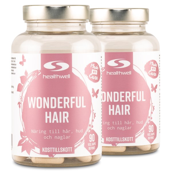 Healthwell Wonderful Hair, 180 kaps