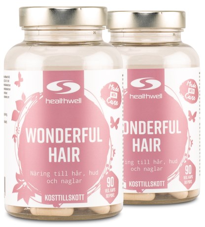 Miniatyrbild Healthwell Wonderful Hair, 180 kaps