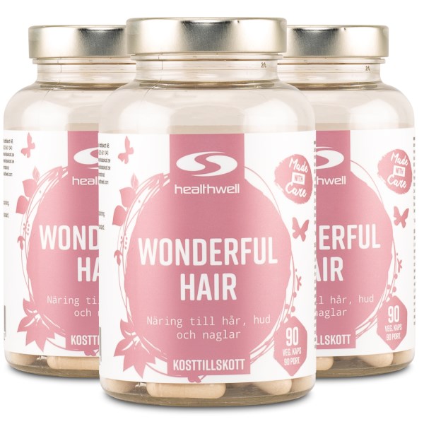 Healthwell Wonderful Hair, 270 kaps