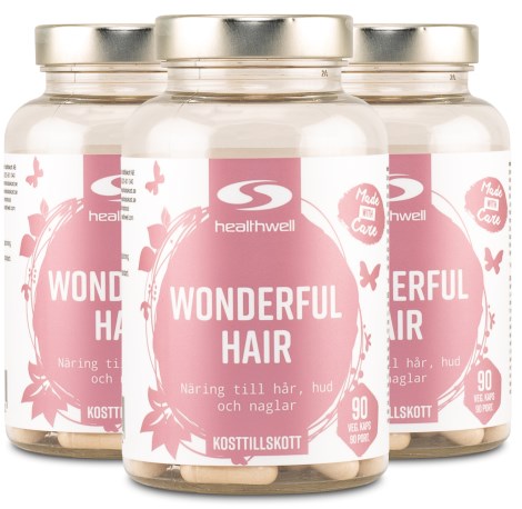 Miniatyrbild Healthwell Wonderful Hair, 270 kaps