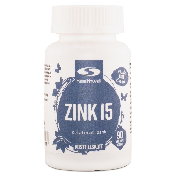 Healthwell Zink 15, 90 kaps