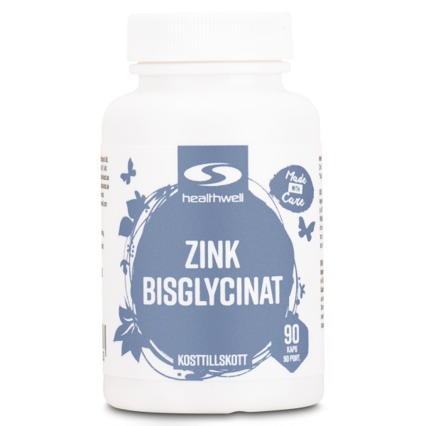 Healthwell Zinkbisglycinat, 90 kaps