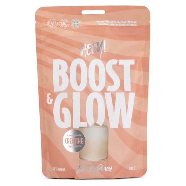 HEEY Boost & Glow, Creatine + Coll-egan, Ice Tea Peach, 300 g