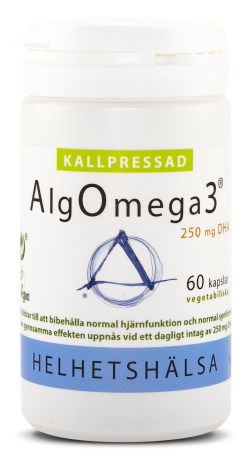 Miniatyrbild Helhetshlsa Kallpressad AlgOmega 3, 60 kaps