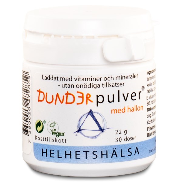 Helhetshälsa Dunderpulver Barnvitamin, 22 g