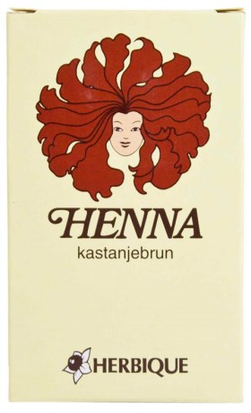 Miniatyrbild Herbique Henna Kastanjebrun, 125 g