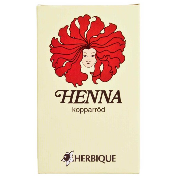 Herbique Henna Kopparröd 125 g