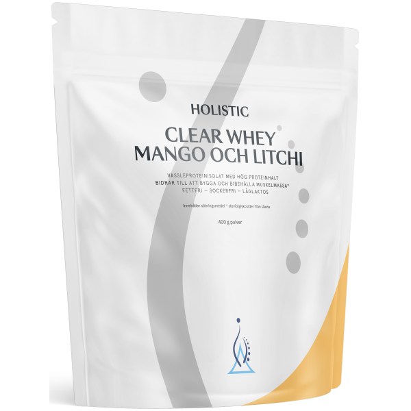 Holistic Clear Whey Protein, Mango och Litchi, 400 g