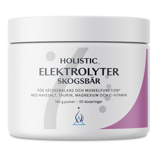 Holistic Elektrolyter, Skogsbär, 140 g