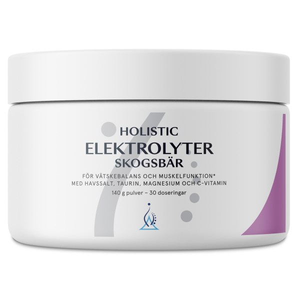 Holistic Elektrolyter, Skogsb&auml;r, 140 g