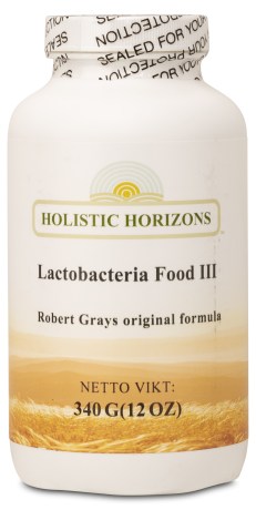 Miniatyrbild Holistic Horizons Lactobacteria Food 3, 340 g