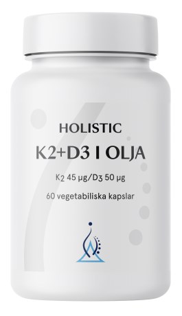 Miniatyrbild Holistic K2+D3, 60 kaps