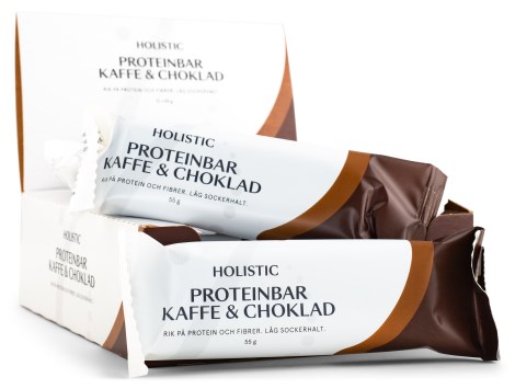 Miniatyrbild Holistic Proteinbar, Kaffe, 12-pack