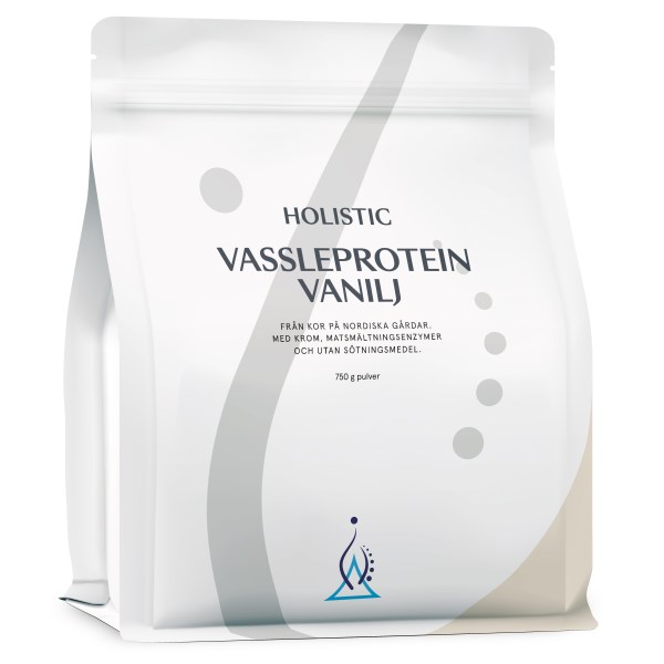 Holistic Vassleprotein, Vanilj, 750 g