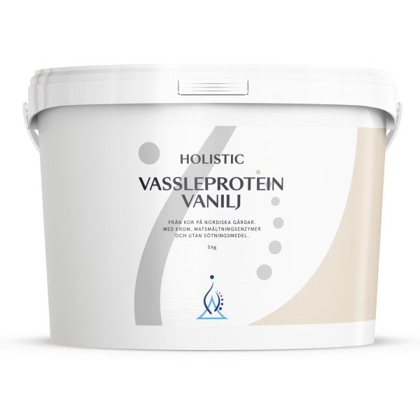 Holistic Vassleprotein, Vanilj, 5 kg