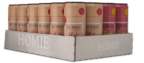 Miniatyrbild Homie Soda Koffeinfri Mixflak, 24-pack