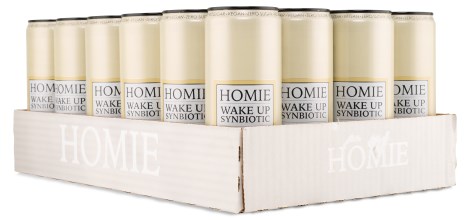 Miniatyrbild Homie Wake Up Synbiotic, Apple/ Elderflower, 24-pack