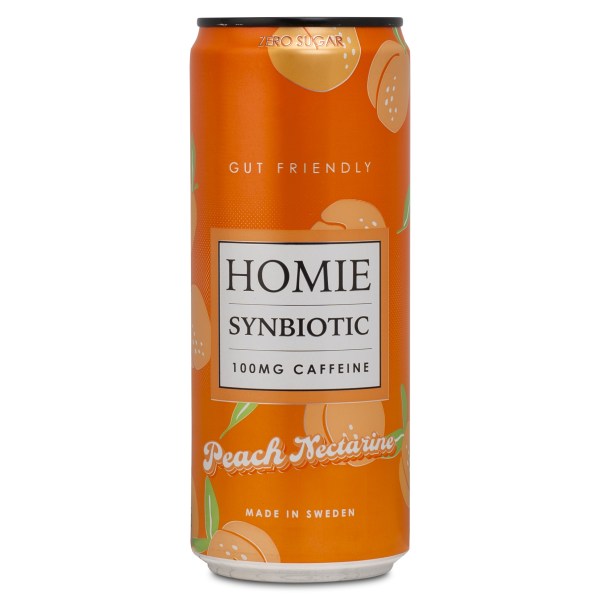 Homie Wake Up Synbiotic, Peach Nectarine, 1 st