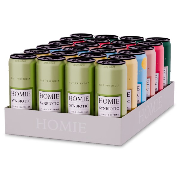 Homie Wake Up Synbiotic Mixflak Summer 6x4, 24-pack