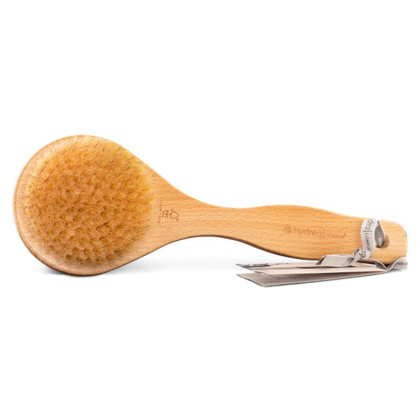 Hydréa London Classic Short Handled Body Brush w Natural Bristle