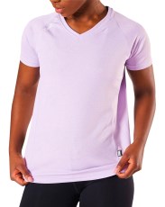 Miniatyrbild ICIW Mesh V-neck T-shirt, S, Light Lilac