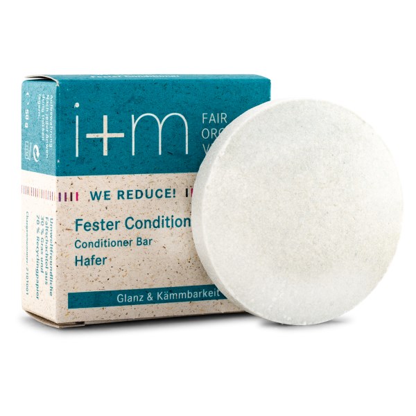 i+m Naturkosmetik Conditioner Bar Oat 50 g 1 st