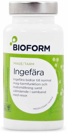 Miniatyrbild Bioform Ingef�ra Kapslar, 60 kaps