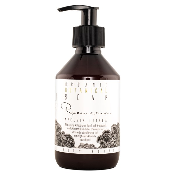 KaliFlower Organics Flytande Pumptvål, 250 ml, Rosmarin