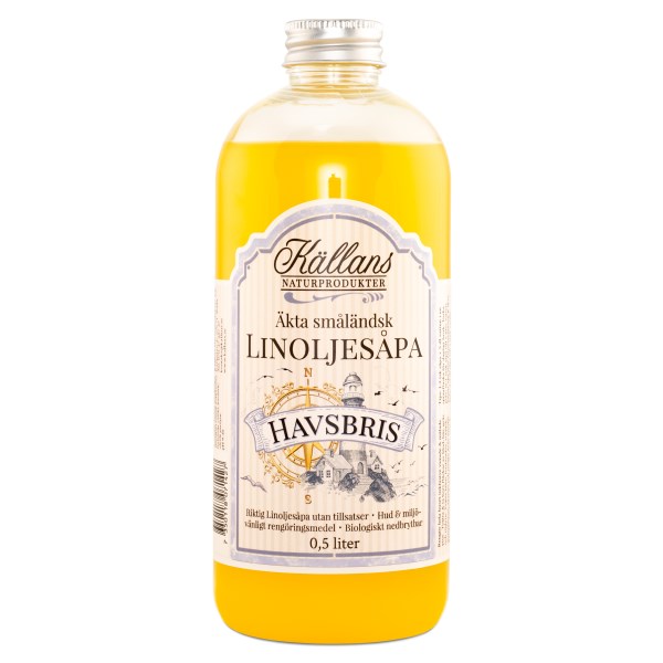 Källans Naturprodukter Linoljesåpa Doft, 500 ml, Havsbris
