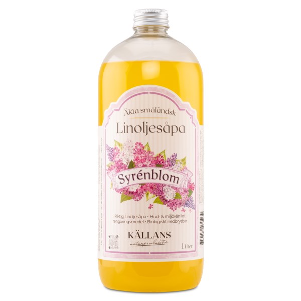 Källans Naturprodukter Linoljesåpa Doft, 1 L, Syrenblom
