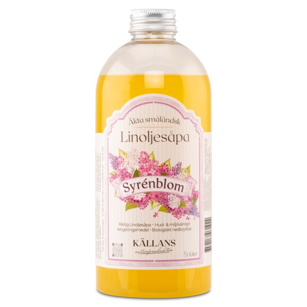 Källans Naturprodukter Linoljesåpa Doft, 500 ml, Syrenblom