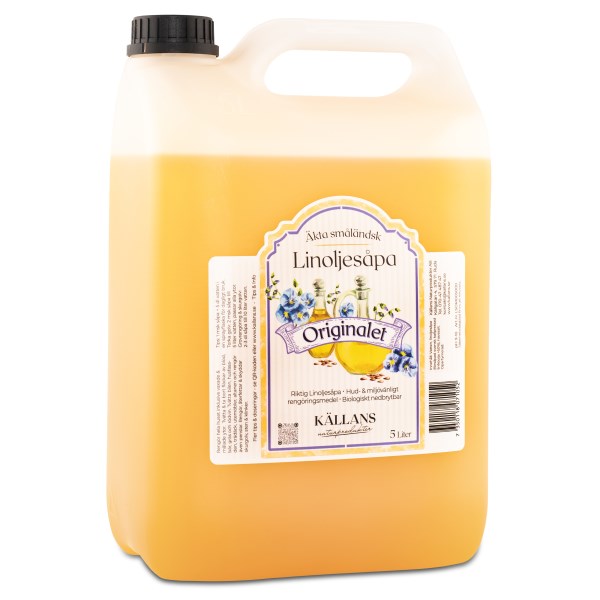 Källans Naturprodukter Linoljesåpa Original, 5 L