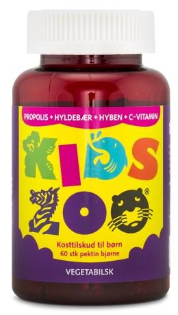 Miniatyrbild KidsZoo Propolis + Vitamin C, 60 tuggtabl