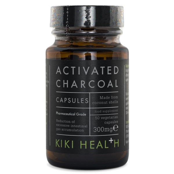 Kiki Health Activated Charcoal Caps 50 caps
