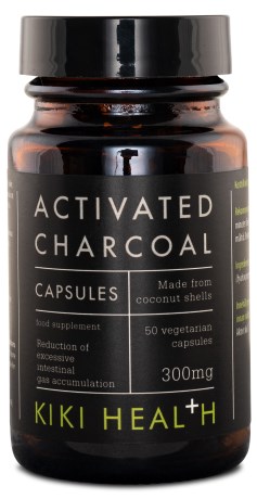 Miniatyrbild Kiki Health Activated Charcoal Caps, 50 kaps