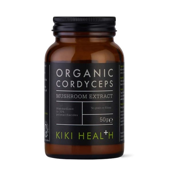 Kiki Health Organic Cordyceps Mushroom Extract Powder, 50 g