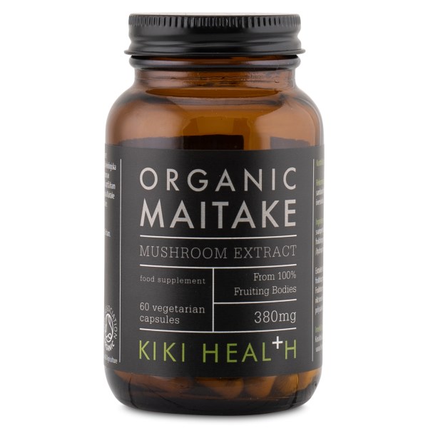 Kiki Health Organic Maitake Mushroom Extract, 60 kaps