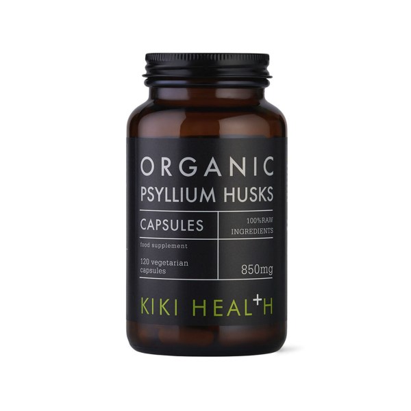 Kiki Health Organic Psyllium Husk, 120 kaps