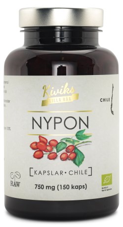 Miniatyrbild Kiviks Lilla R�a Nyponpulver EKO 750 mg, 150 kaps