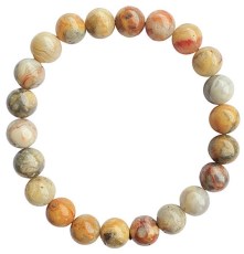 Miniatyrbild Kristallpunkten Armband Crazy Lace Agat 8 mm, 1 st