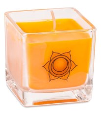 Miniatyrbild Kristallpunkten Ekologisk Rapsljus, 1 st, Gul