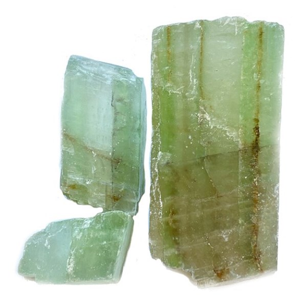 Kristallpunkten Råsten Kalcit Grön 100 g