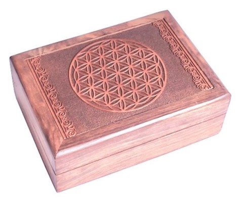 Miniatyrbild Kristallpunkten Skrin m Livets Blomma, 1 st