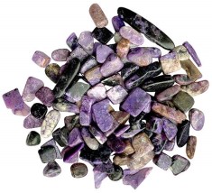 Miniatyrbild Kristallpunkten Trumlade Stenar Charoit, 50 gr