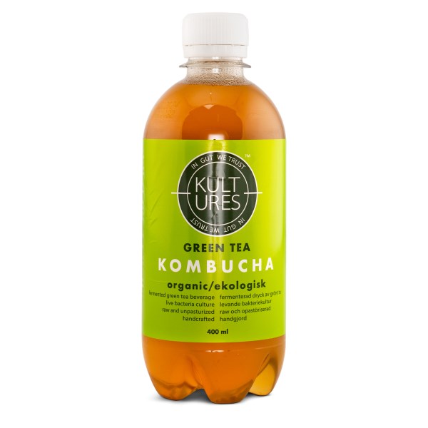 Kultures Kombucha, Grönt Te, 400 ml