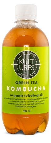 Miniatyrbild Kultures Kombucha, Grnt Te, 400 ml