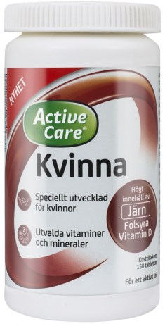 Miniatyrbild Active Care Kvinna Multivitamin, 150 tabl
