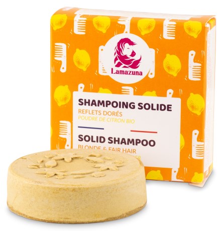Miniatyrbild Lamazuna Solid Shampoo Essential oil Free, 70 ml, Oily Hair - Green Clay & Spirulina