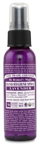 Miniatyrbild Dr Bronner Lavender Organic Hand Sanitizer, 59 ml